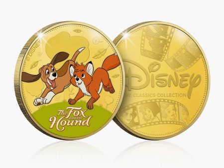 The Fox And The Hound Commemorative - Gold Plated For Cheap