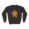 Pumpkin Vibes EPCOT Spaceship Earth Youth Crewneck Sweatshirt For Sale