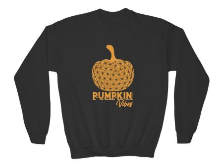 Pumpkin Vibes EPCOT Spaceship Earth Youth Crewneck Sweatshirt For Sale