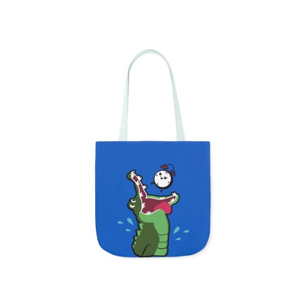 Tick Tock Croc- Canvas Tote Bag Fashion