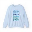 Disney People Are My Kinda People - Adult Crewneck Sweatshirt Online Hot Sale