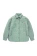 Monogram Quilted Puff Shacket - Sage Online now