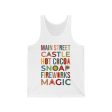 A Main Street Christmas Unisex Tank Top For Discount