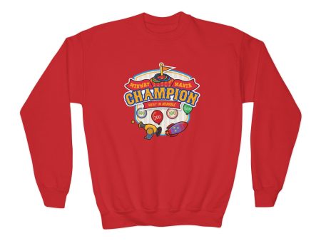 Midway Mania Champion - Youth Crewneck Sweatshirt Online Sale