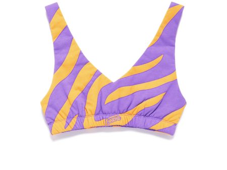 Lakers Quilted Bralette For Cheap