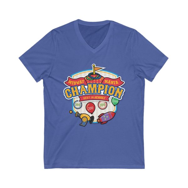 Midway Mania Champion - Short Sleeve V-Neck Tee Supply