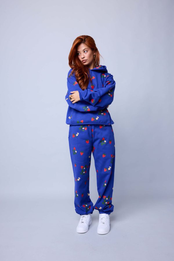 Strawberry Fields Sweatpant - Cobalt on Sale