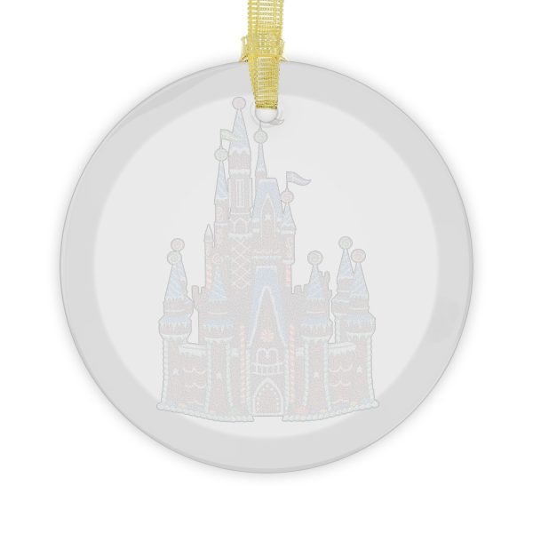 Gingerbread Castle - Gingerbread Park Icon, Magic Kingdom - Glass Ornaments Cheap