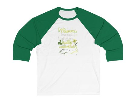 Bayou Adventure - Unisex 3\4 Sleeve Baseball Tee Sale