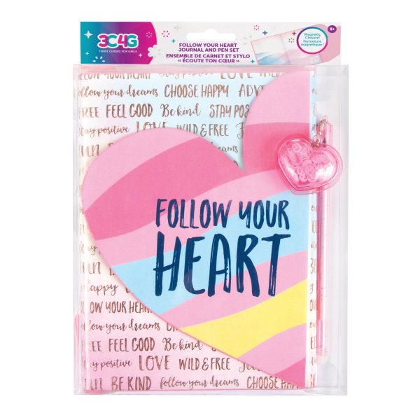 Follow Your Heart Journal and Pen Set For Cheap