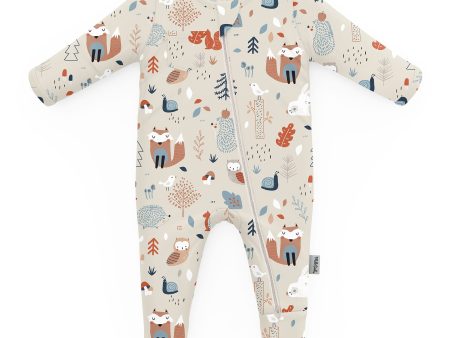 COZY WOODLAND FOOTED JAMMIES Hot on Sale