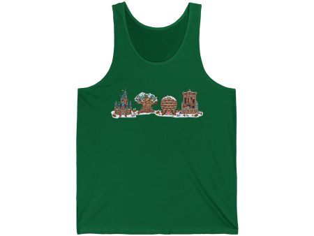 Gingerbread Park Icons - Adult Unisex Tank Top Online