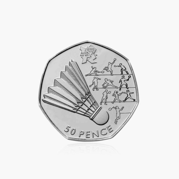 2011 Circulated Olympics- Badminton 50p Coin For Cheap