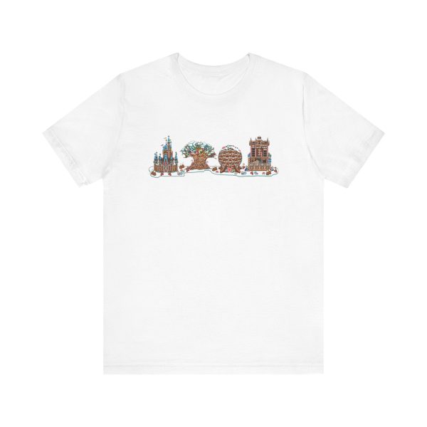 Gingerbread Park Icons - Adult Tee Shirt Online Hot Sale