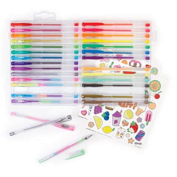 30 Piece Scented Gel Pen Set on Sale