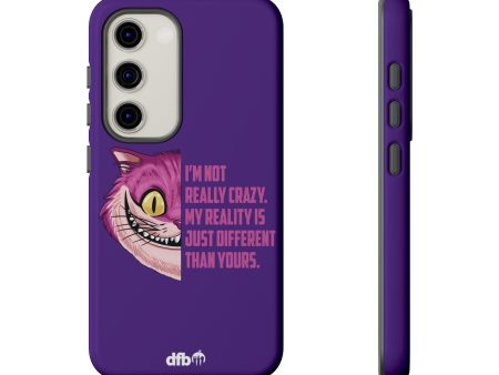 Cheshire Cat Quote - I m Not Really Crazy Samsung Galaxy & Google Pixel Phone Case Online Sale