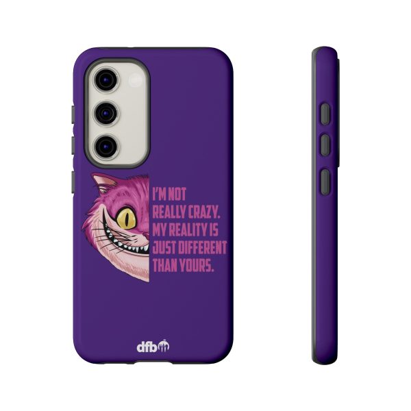 Cheshire Cat Quote - I m Not Really Crazy Samsung Galaxy & Google Pixel Phone Case Online Sale