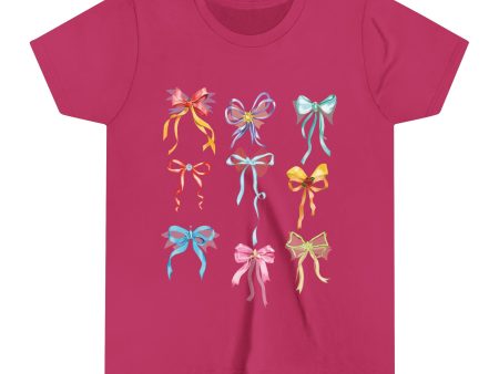 Bibbidi Bobbidi Bow - Princess Bows - Youth Short Sleeve Tee Shirt For Sale