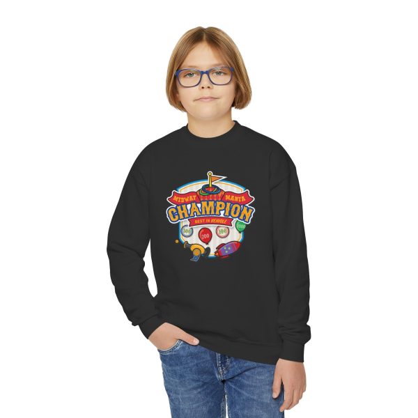 Midway Mania Champion - Youth Crewneck Sweatshirt Online Sale