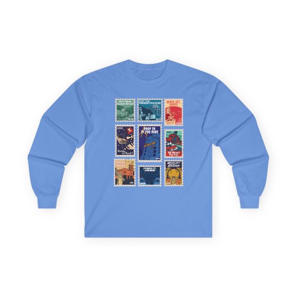 Hollywood Studios Vintage Stamps - Long Sleeve Tee For Sale