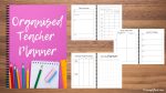 The Organised Teacher Planner - Hot Pink Spiral Bound Edition For Sale