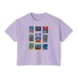 EPCOT Vintage Stamps - Women s Boxy Tee Discount