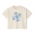 Merry Menagerie Snowflakes - Animal Kingdom s Puppets - Women s Boxy Tee For Discount