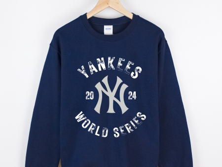 Yankees World Series Crewneck | Baseball Season Sweatshirt Online Hot Sale