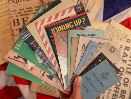 WWII Newspaper and Memorabilia Collector Set Online