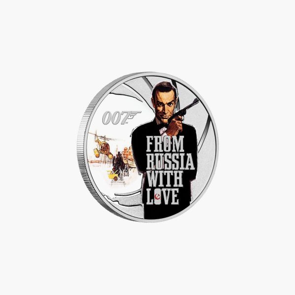 James Bond - From Russia With Love Solid Silver Movie Coin For Cheap