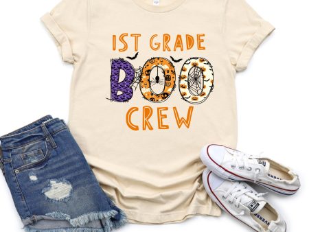 1st Grade Boo Crew Halloween Tee Online Hot Sale