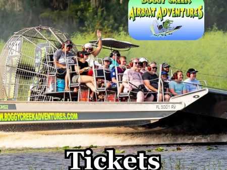 Boggy Creek Airboat Adventures Tickets Discount