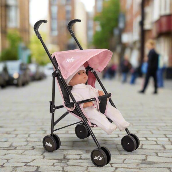 Joie Single Mini Pushchair - Black & Pink Online