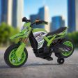 Evo 6V Kids Electric Ride On | Green Motorbike Hot on Sale