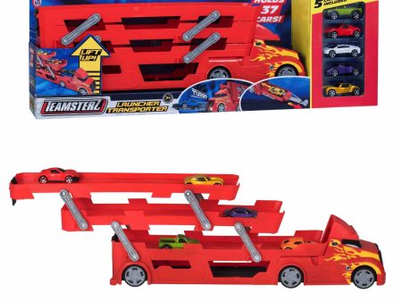 Teamsterz Metro City Launcher Transporter - Includes Five 3  Die-Cast Cars Cheap