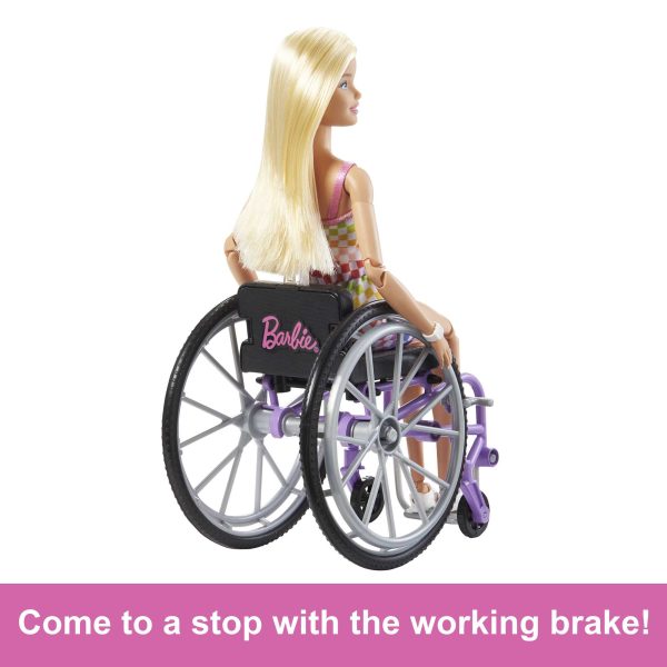 Barbie Doll With Wheelchair And Ramp - Blonde For Cheap