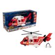 Teamsterz Mighty Machines Medium Light & Sound Fire Rescue Helicopter Online now