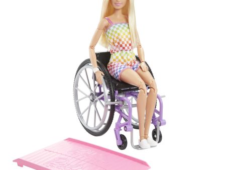 Barbie Doll With Wheelchair And Ramp - Blonde For Cheap