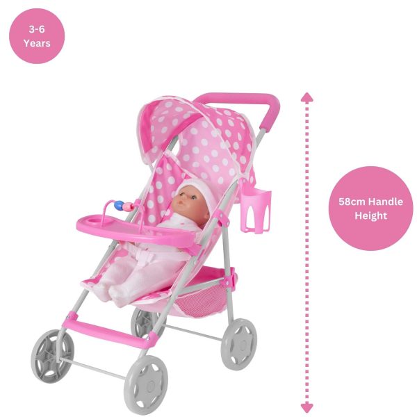 Dolly Tots Playtime Dolls Pushchair For Discount