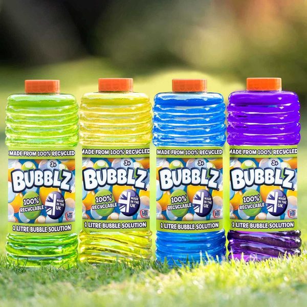 Bubblz 1Ltr. Bubble Solution Made From 100% Recycled Plastic Fashion