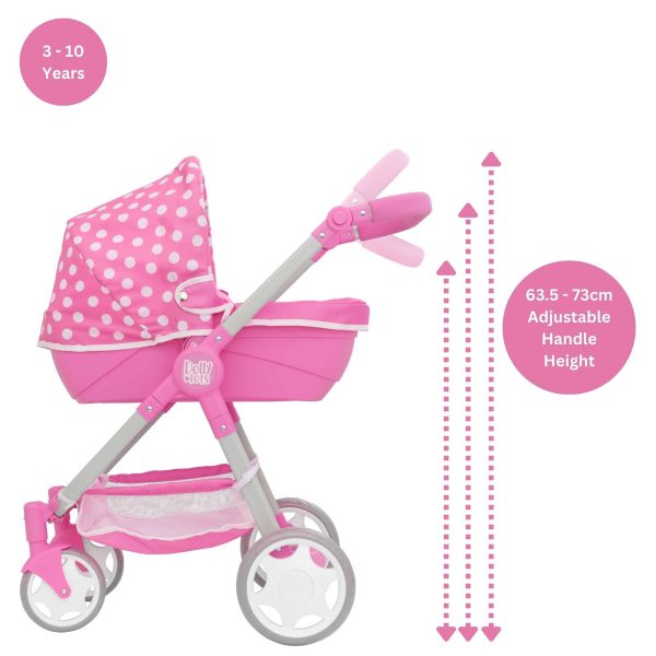 Dolly Tots Junior Roamer Dolls Pram Fashion