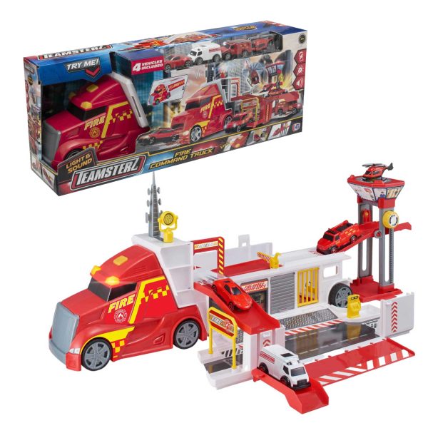 Teamsterz Emergency City Fire Command Play Set Hot on Sale