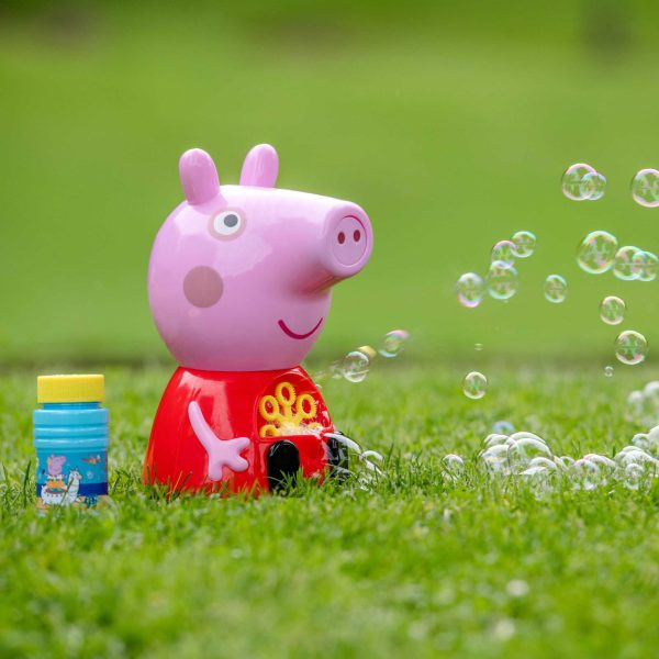 Peppa Pig Bubble Machine - Includes 118ml Bubble Solution Hot on Sale