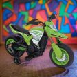 Evo 6V Kids Electric Ride On | Green Motorbike Hot on Sale