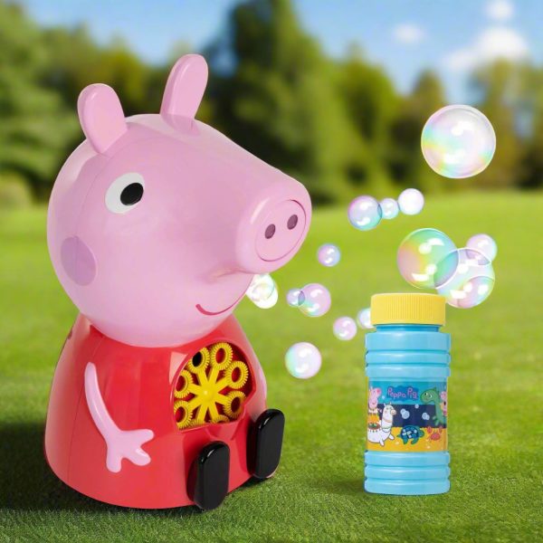 Peppa Pig Bubble Machine - Includes 118ml Bubble Solution Hot on Sale