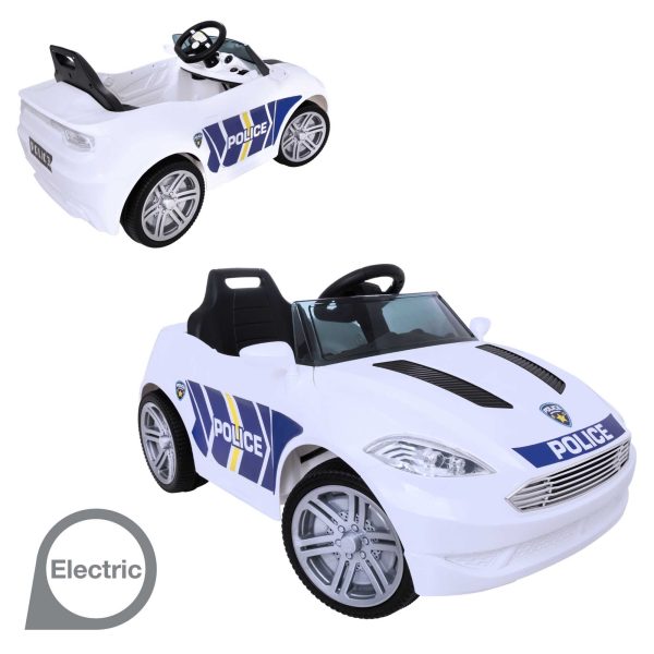 Evo 6V Kids Electric Ride On | Police Car Fashion