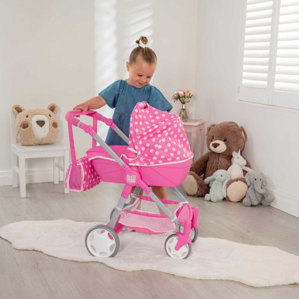 Dolly Tots Junior Roamer Dolls Pram Fashion