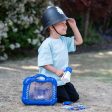 Smart Police Carry Case Playset + Kids Fancy Dress Police Helmet Bundle Online now