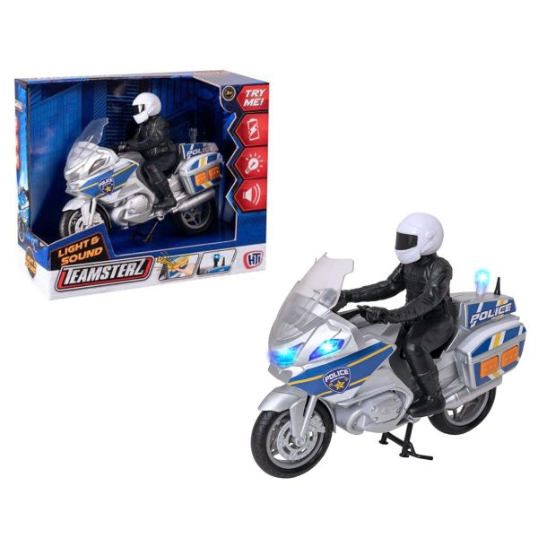 Teamsterz Mighty Machines Medium Police Bike Online Hot Sale