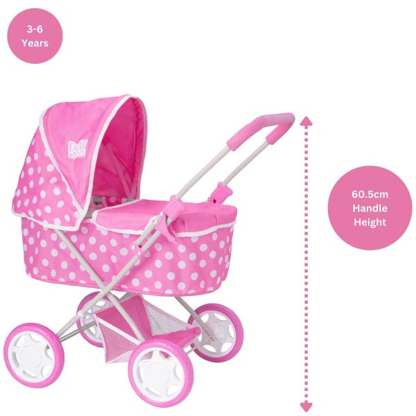 Dolly Tots Baby Dolls Pram For Discount